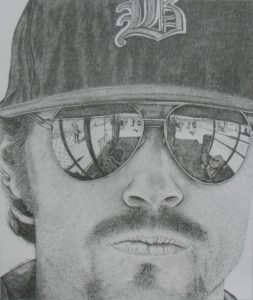 Coach, 17x20, pencil on bristol board