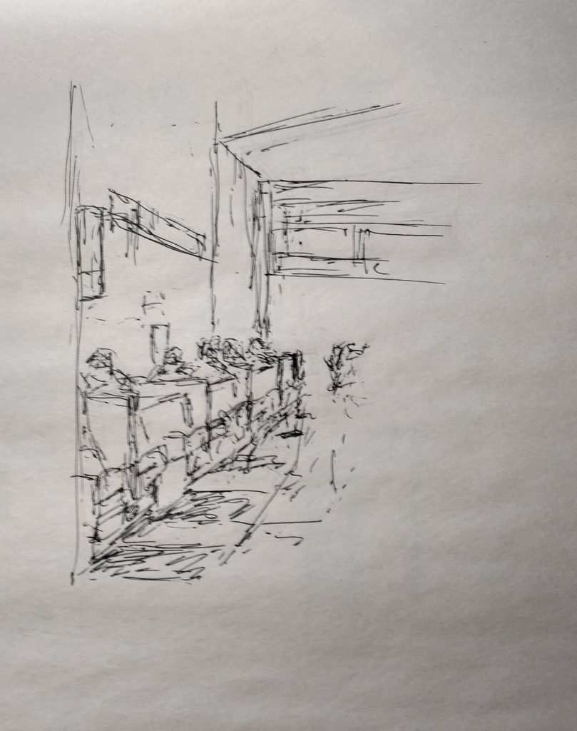 Sketches, pen, bilillo's J Huisman (1)