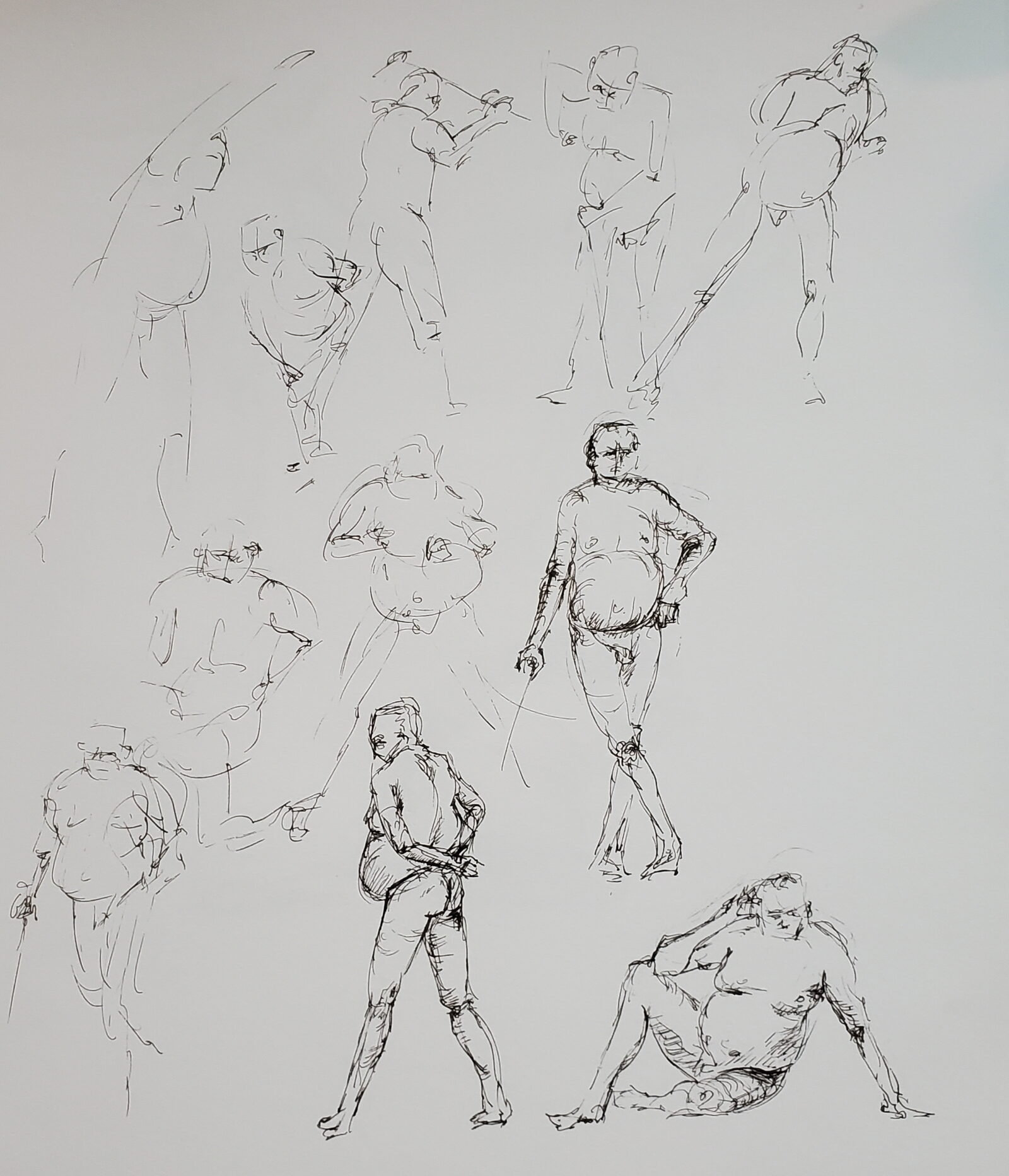 Art works figure drawing session 1/25/21